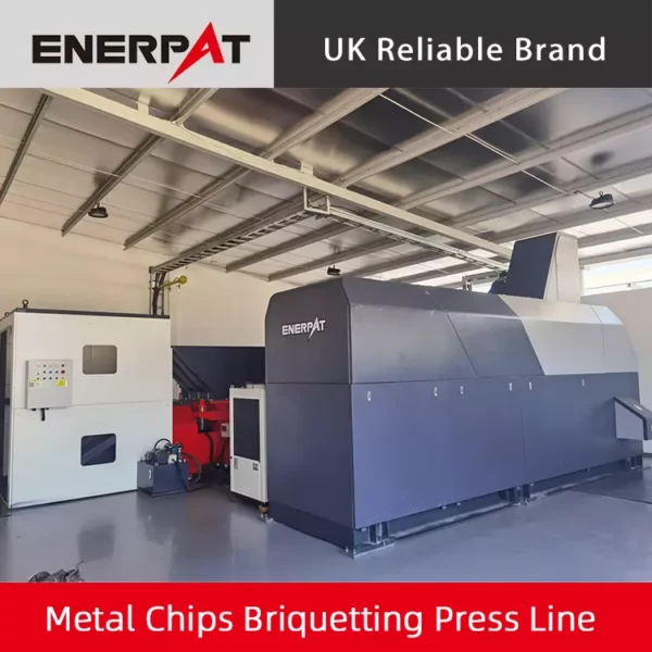 metal chips recycling system
