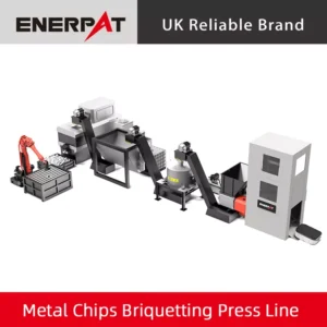 metal chips recycling system